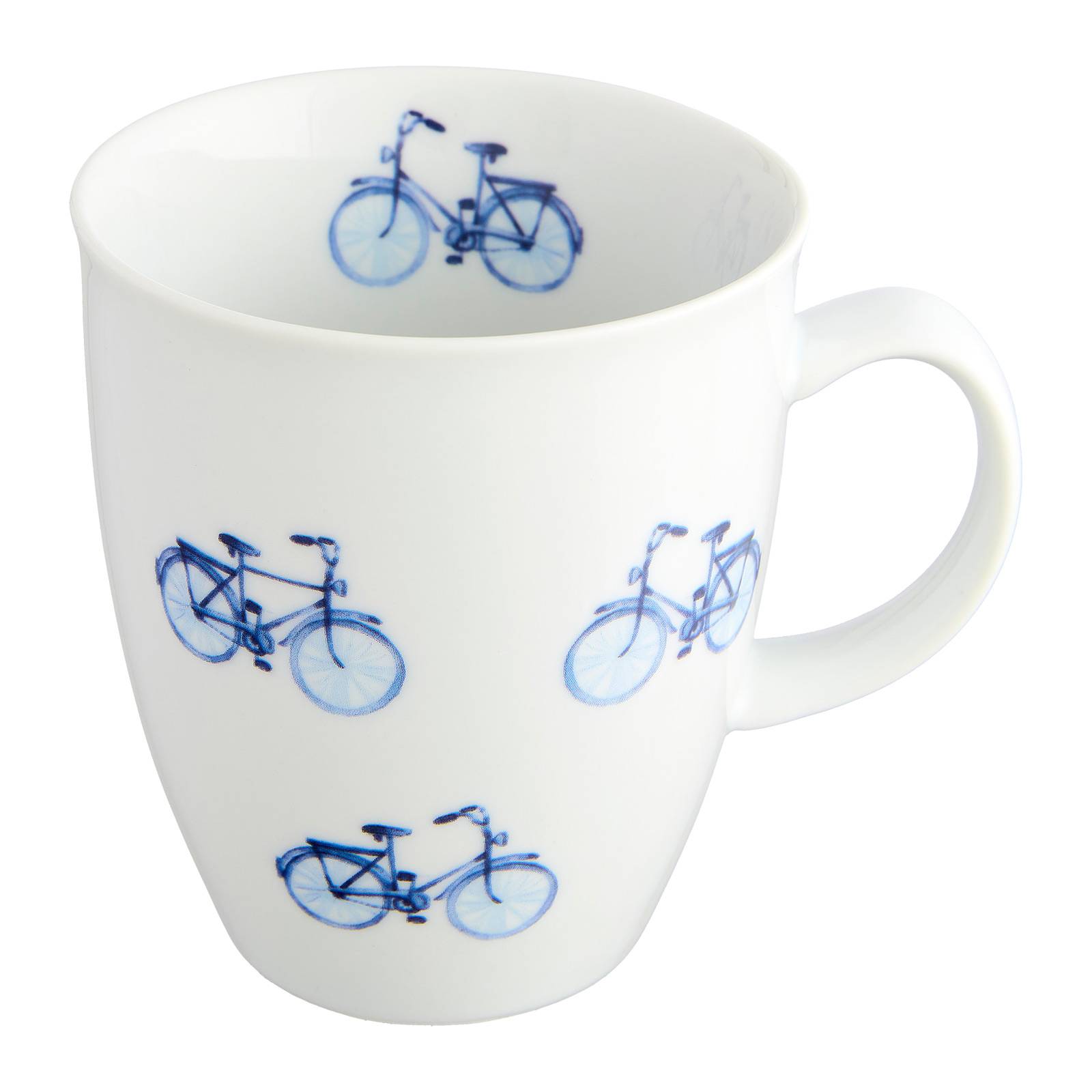 Teebecher Fahrräder blau