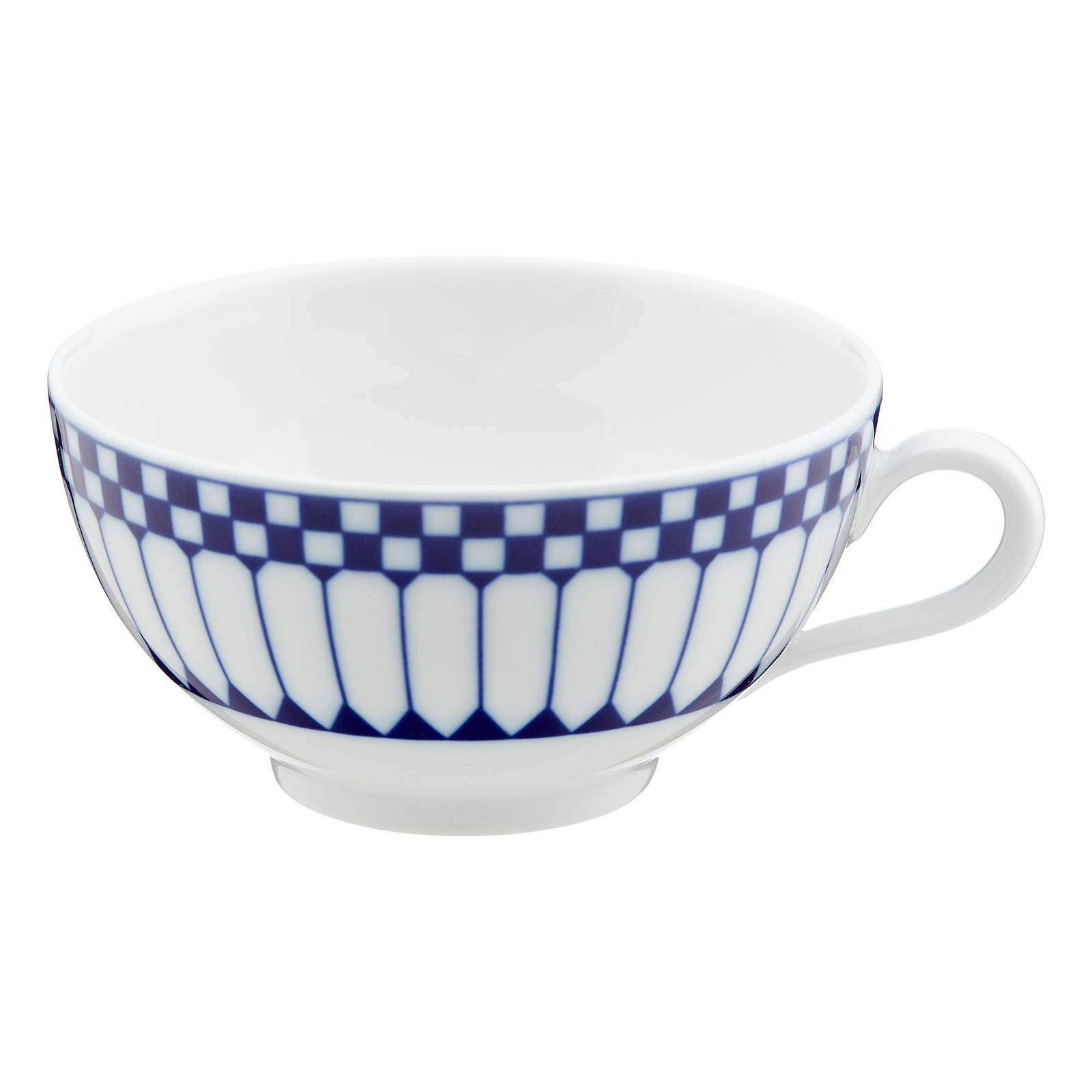 Blau-weiße Tasse