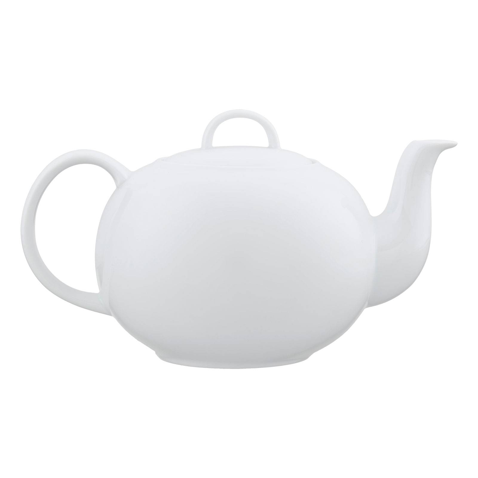Teekanne Porzellan Weiß 1,2 l