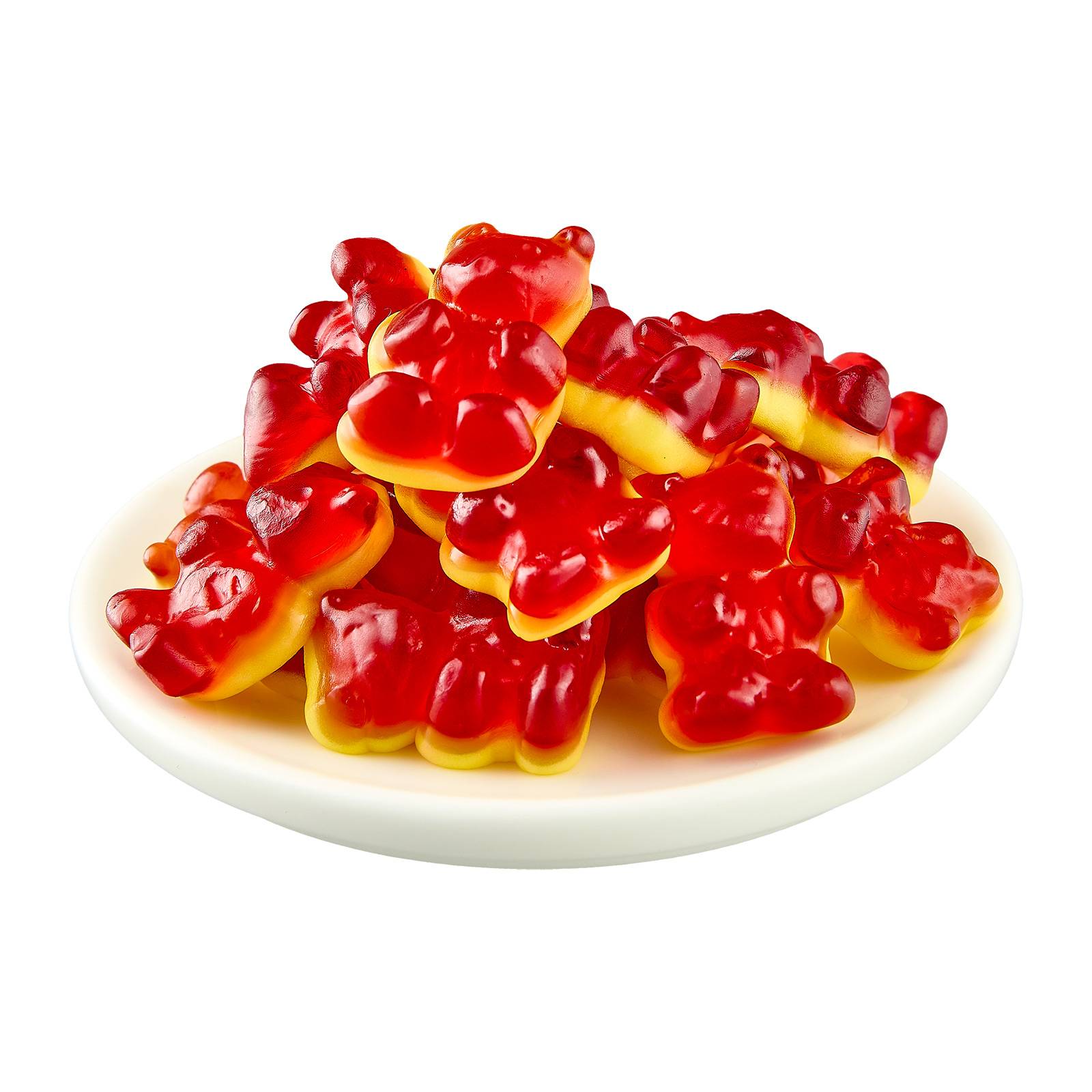 Gummibärchen auf einer Schale