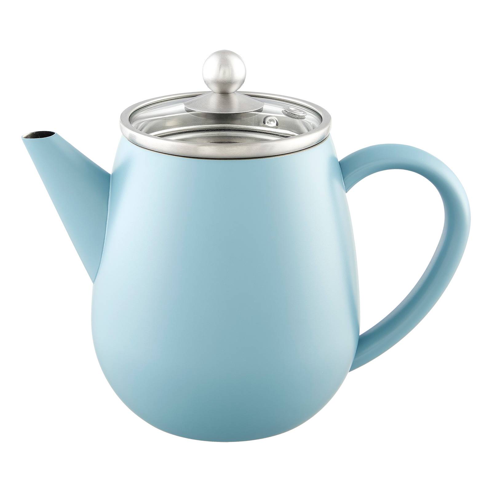 Teekanne Duet Eva eisblau 0,5 l