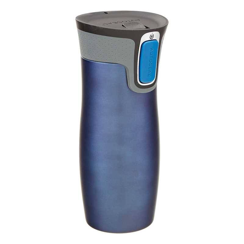 Premium-Thermo-Teebecher blau matt